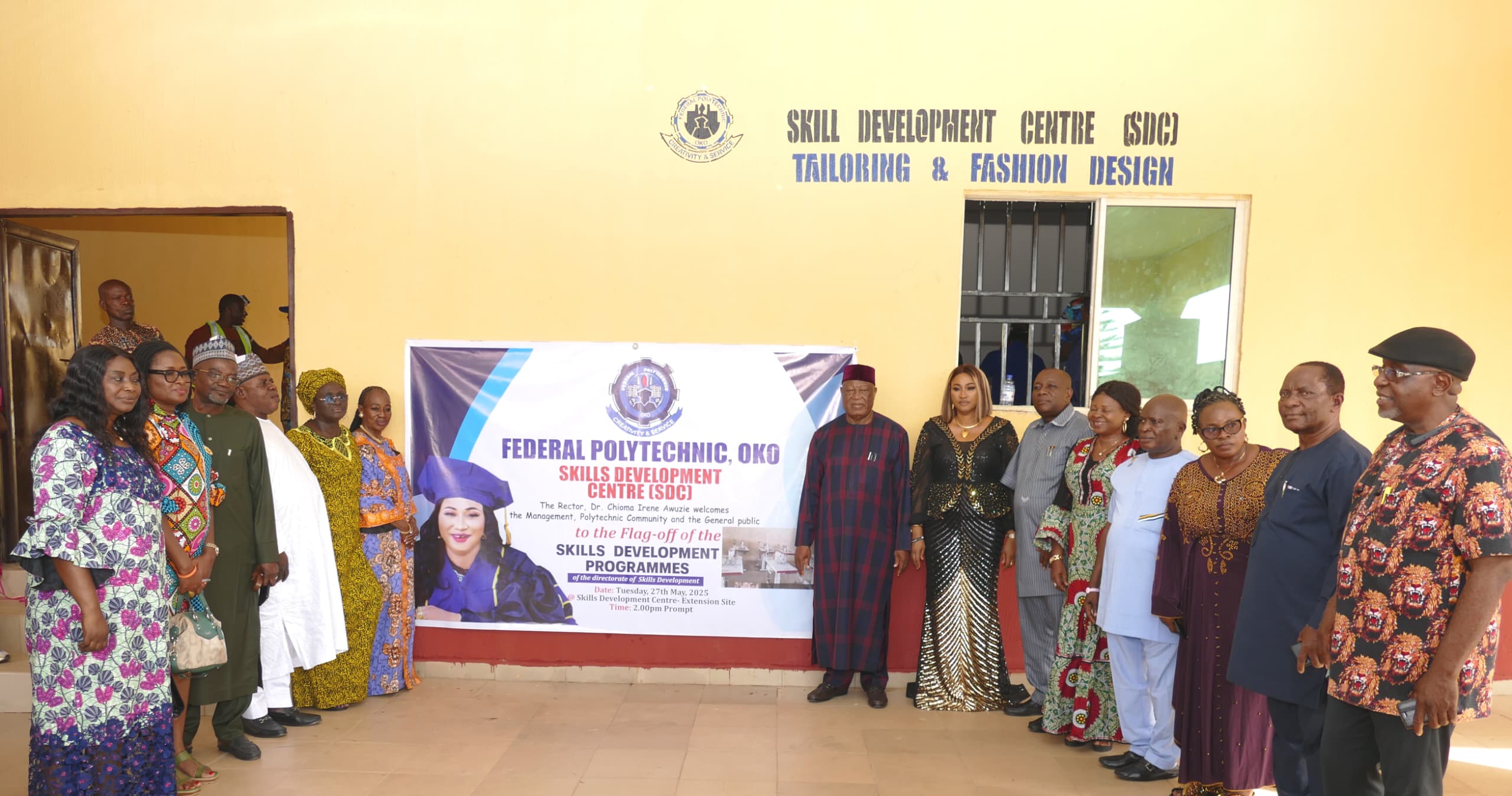 Read more about the article FED POLY OKO SKILL ACQUISITION CENTRE COMMISSIONED BY COUNCIL CHAIRMAN