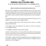 PRESS STATEMENT ON THE SHOOTING INCIDENT IN OKO
