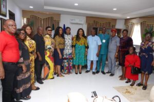 Read more about the article RECTOR WARNS STAFF AGAINST EXTORTION, STUDENTS HARASSMENT AS SCHOOL OF FINANCIAL STUDIES PAY COURTESY VISIT