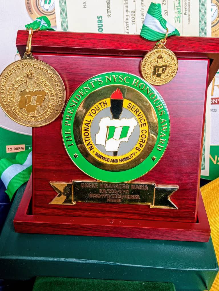 Read more about the article TWO GRADUATES OF FEDERAL POLYTECHNIC OKO AMONG RECIPIENTS OF NYSC PRESIDENTIAL HONOURS AWARD BY PRESIDENT TINUBU