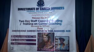 Read more about the article FEDERAL POLYTECHNIC OKO TRAINS STAFF ON CAREER COACHING