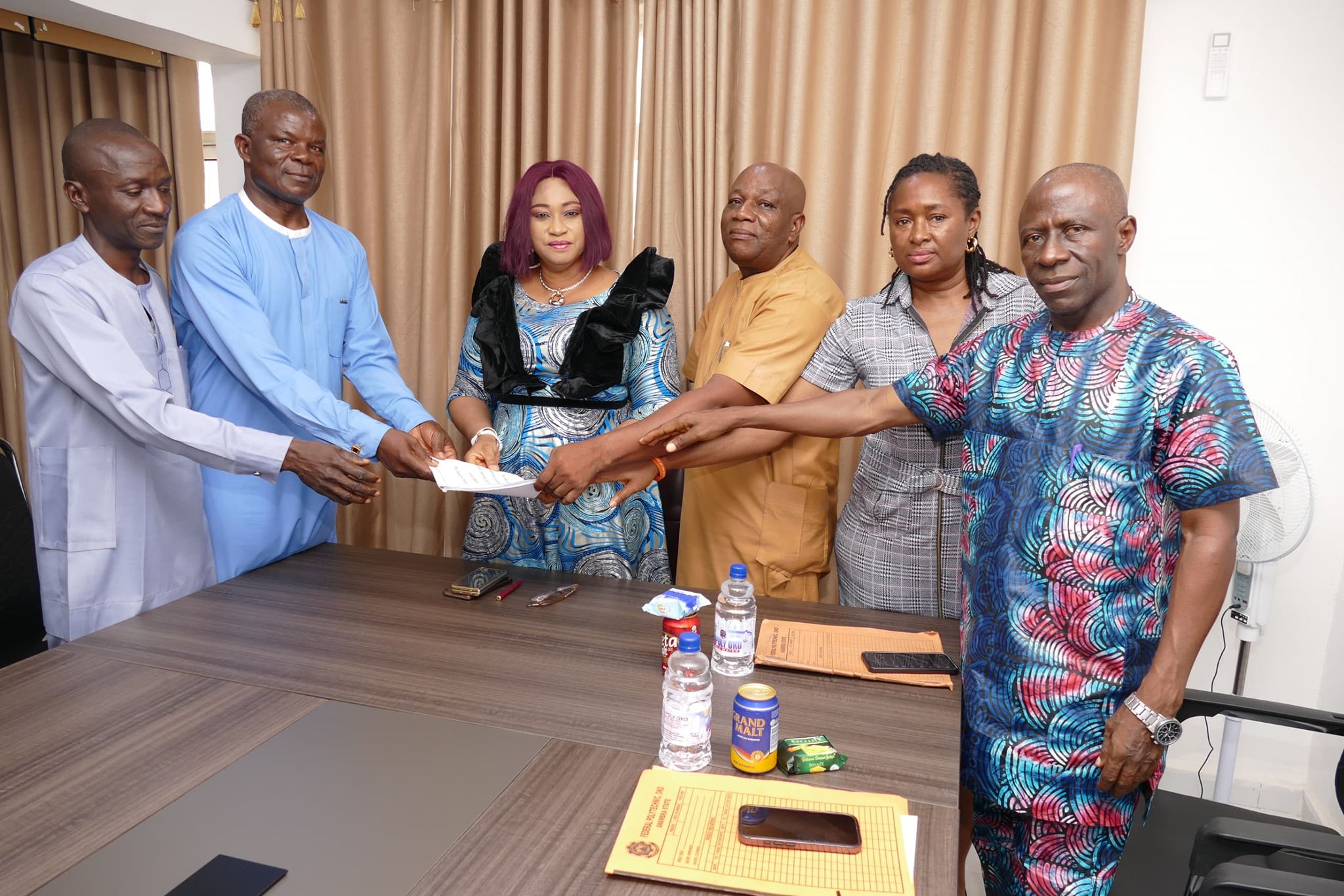 You are currently viewing TEACHING STAFF APPRAISAL AND PROMOTION COMMITTEE PRESENTS REPORT TO RECTOR