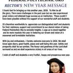 RECTOR’S NEW YEAR MESSAGE
