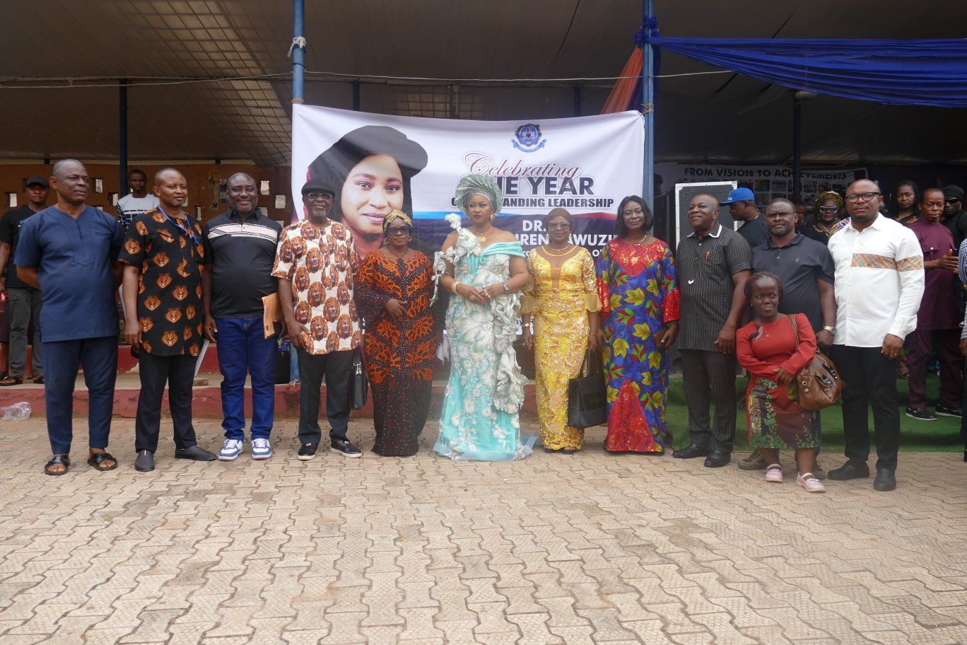 You are currently viewing RECTOR FEDERAL POLYTECHNIC OKO DR.CHIOMA AWUZIE CELEBRATES ONE YEAR ANNIVERSARY AT POLYTECHNIC MONTHLY PRAYER MEETING
