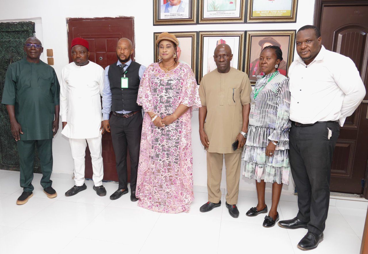 You are currently viewing NSITF TEAM VISITS THE RECTOR, FEDERAL POLYTECHNIC OKO, ADVOCATES FOR STAFF REGISTRATION ON THE SCHEME